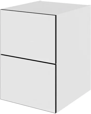 Multi-living Køkken Skuffeskab   White Black Line  : 70   Cm  : 60   Cm    Skuffer Fuldudtræk Softluk Bredde: 50 Cm