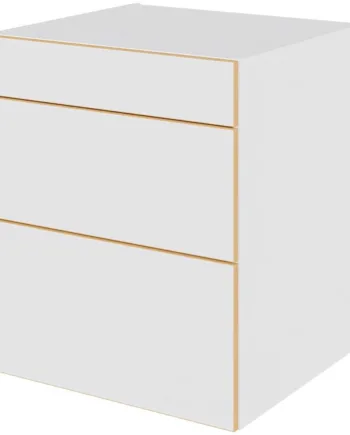 Multi-living Køkken Skuffeskab   White Oak Line  : 70   Cm  : 60   Cm   Skuffer Deludtræk Softluk Bredde: 60 Cm