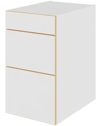 Multi-living Køkken Skuffeskab   White Oak Line  : 70   Cm  : 60   Cm   Skuffer Deludtræk Softluk Bredde: 40 Cm