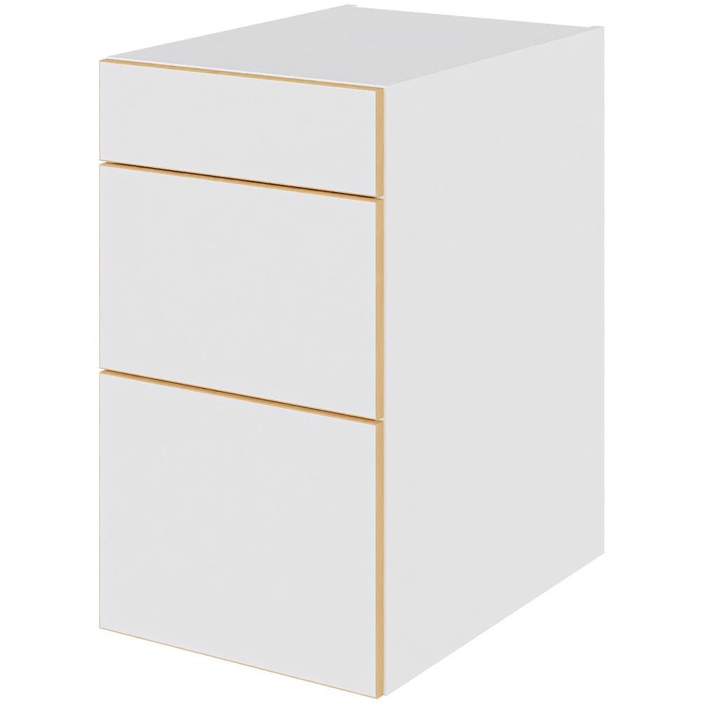 Multi-living Køkken Skuffeskab White Oak Line : 70 Cm : 60 Cm Skuffer Deludtræk Softluk Bredde: 40 Cm