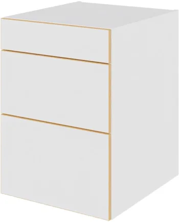 Multi-living Køkken Skuffeskab   White Oak Line   : 70   Cm  : 60   Cm   Skuffer Fuldtudtræk Softluk Bredde: 50 Cm