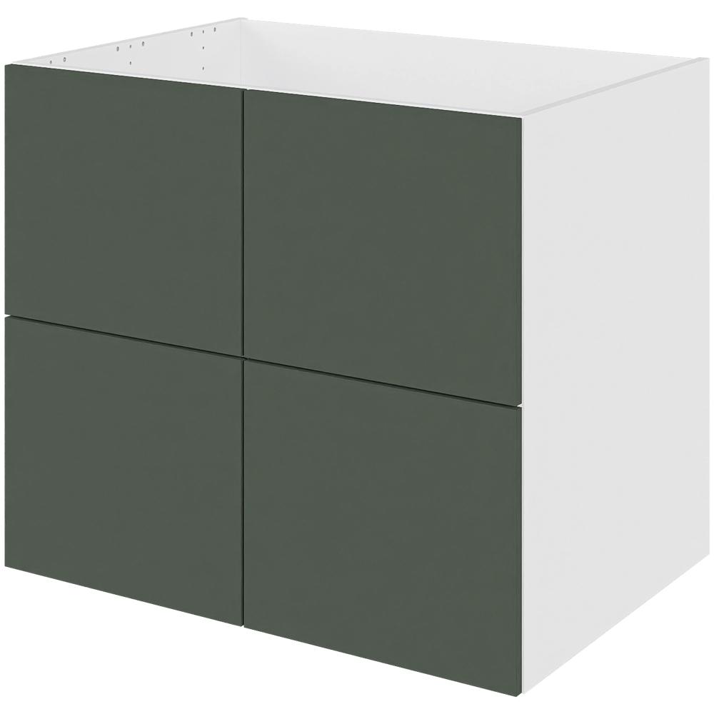 Multi-living Køkken Vaskeskab Cibo Verde : 70 Cm : 60 Cm Inkluderet Affaldsstativ Skuffe Look Bredde: 80 Cm