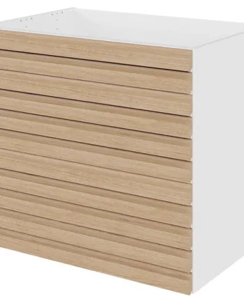 Multi-living Køkken Vaskeskab    -line Eg  : 70   Cm  : 60   Cm Fuldudtræk Softluk Bredde: 80 Cm