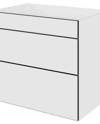 Multi-living Køkken Vaskeskab   White Black Line  : 70   Cm  : 60   Cm Fuldudtræk Softluk Bredde: 80 Cm