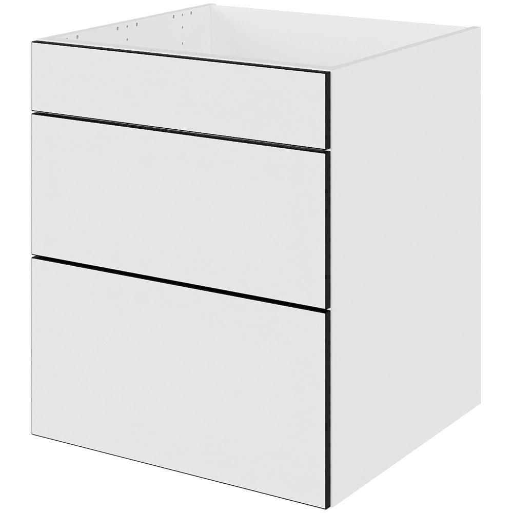 Multi-living Køkken Vaskeskab White Black Line : 70 Cm : 60 Cm Fuldudtræk Softluk Bredde: 60 Cm