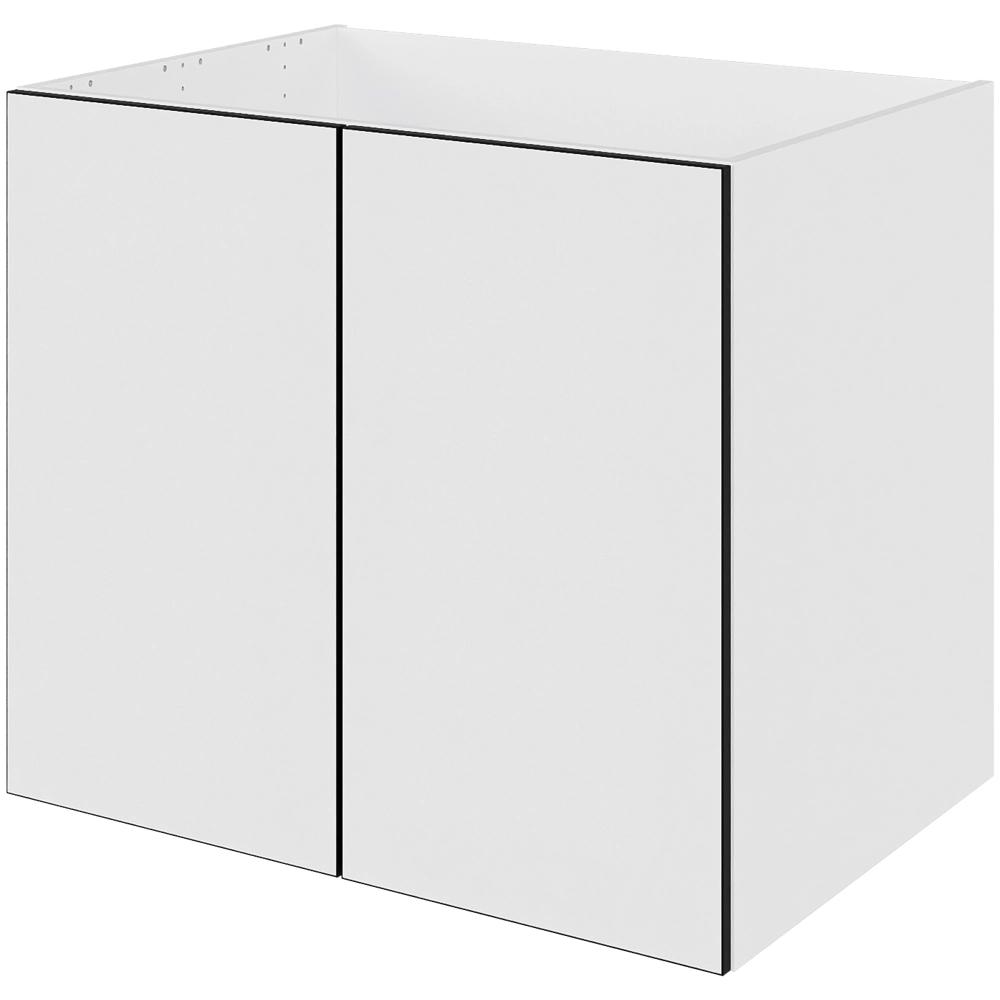 Multi-living Køkken Vaskeskab White Black Line : 70 Cm : 60 Cm Inklusiv Affaldsstativ Bredde: 80 Cm