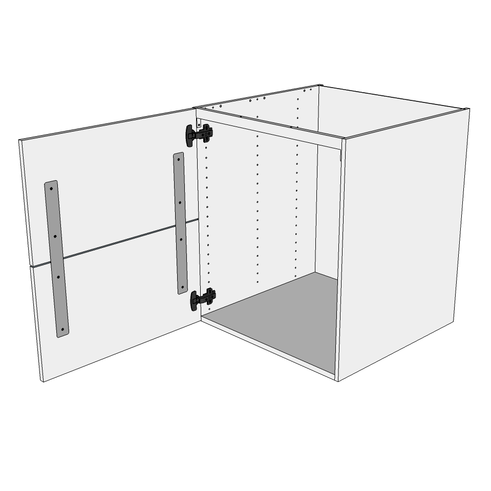 Multi-living Køkken Vaskeskab Wien : 70 Cm : 60 Cm Inkluderet Affaldsstativ Skuffe Look Bredde: 60 Cm