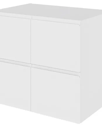 Multi-living   Skuffelook Hyldeskab 80 Cm Med Hylde Og Låge