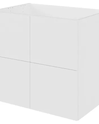 Multi-living   Skuffelook Vaskeskab 80 Cm Med Affaldsstativ Og Låge