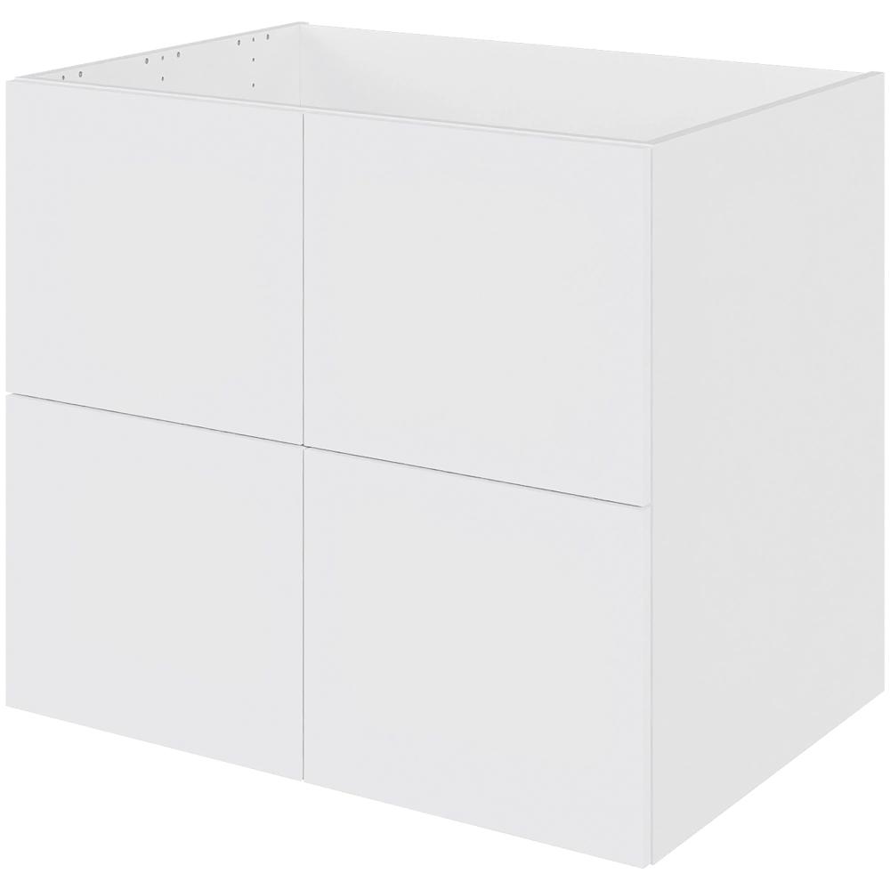 Multi-living Skuffelook Vaskeskab 80 Cm Med Affaldsstativ Og Låge