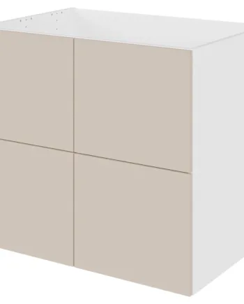 Multi-living   Skuffelook Vaskeskab 80 Cm Med Affaldsstativ Og Låge