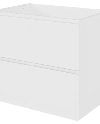 Multi-living   Skuffelook Vaskeskab 80 Cm Med Affaldsstativ Og Låge