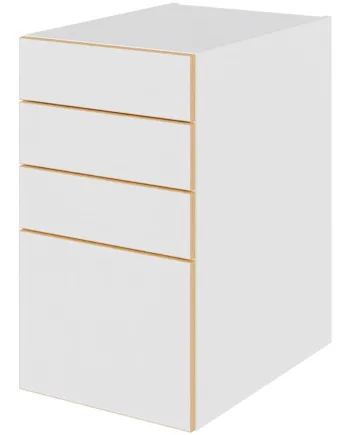 Multi-living Køkken Skuffeskab   White Oak Line  : 70   Cm  : 60   Cm   Skuffer Deludtræk Softluk Bredde: 40 Cm