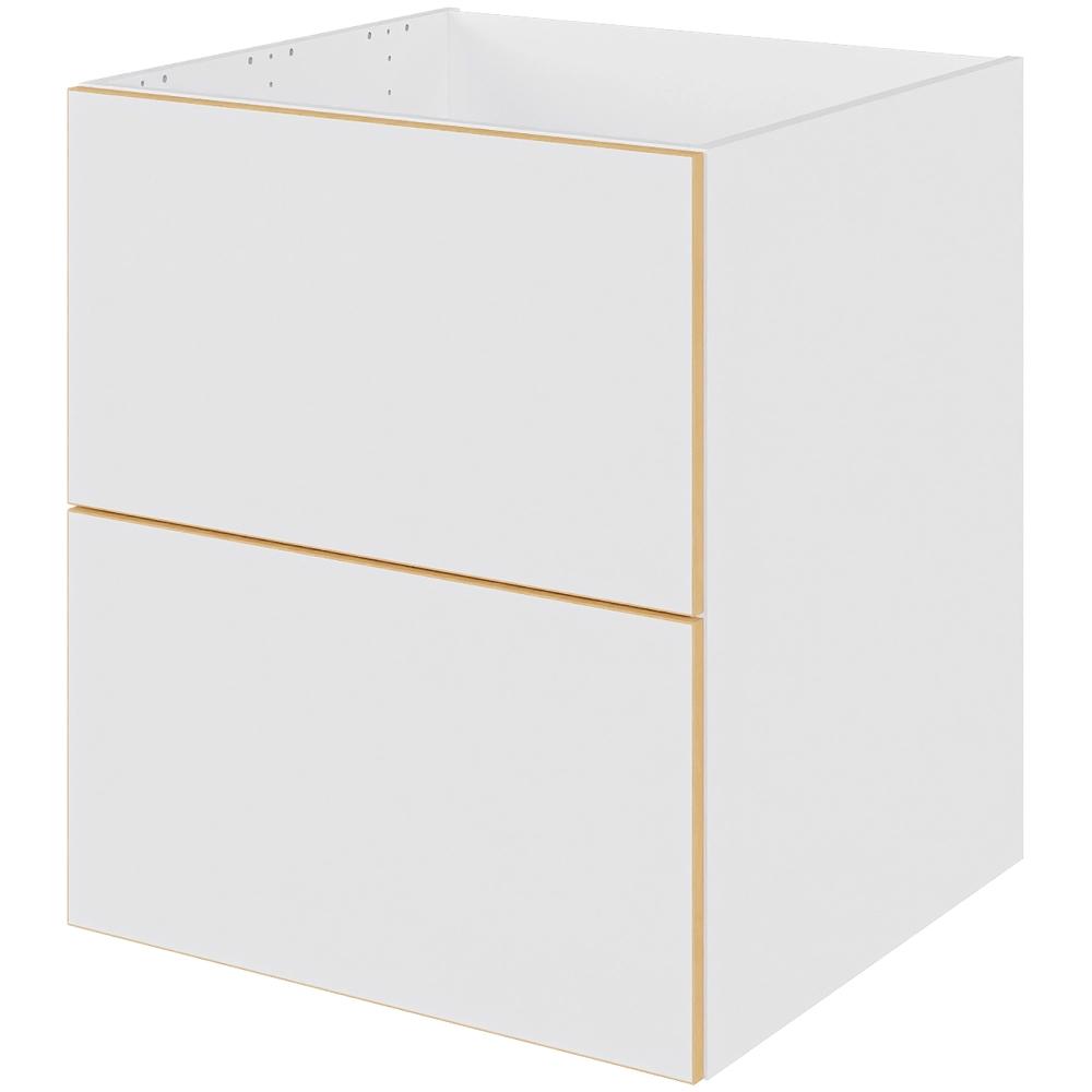 Multi-living Køkken Vaskeskab White Oak Line : 70 Cm : 60 Cm Skuffer Fuldudtræk Softluk Bredde: 60 Cm