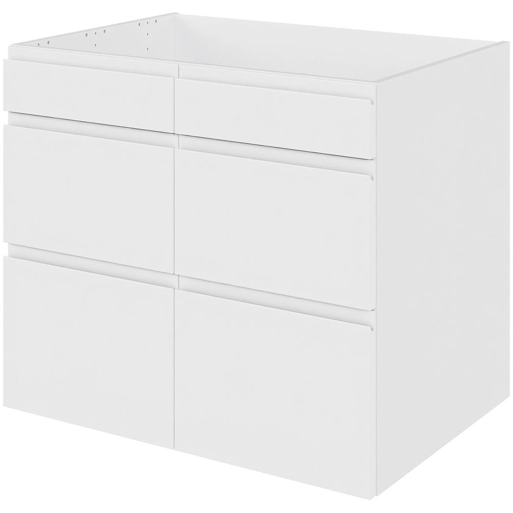 Multi-living Vaskeskab 80 Cm Med Låger Og Affaldsstativ