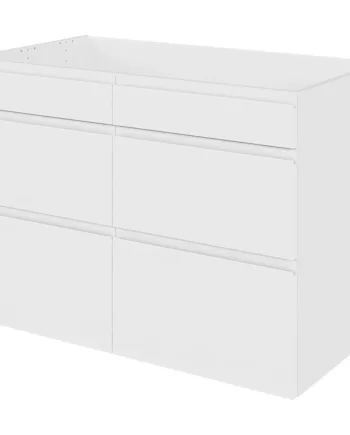 Multi-living Vaskeskab 100 Cm Med   Låger Og Affaldsstativ