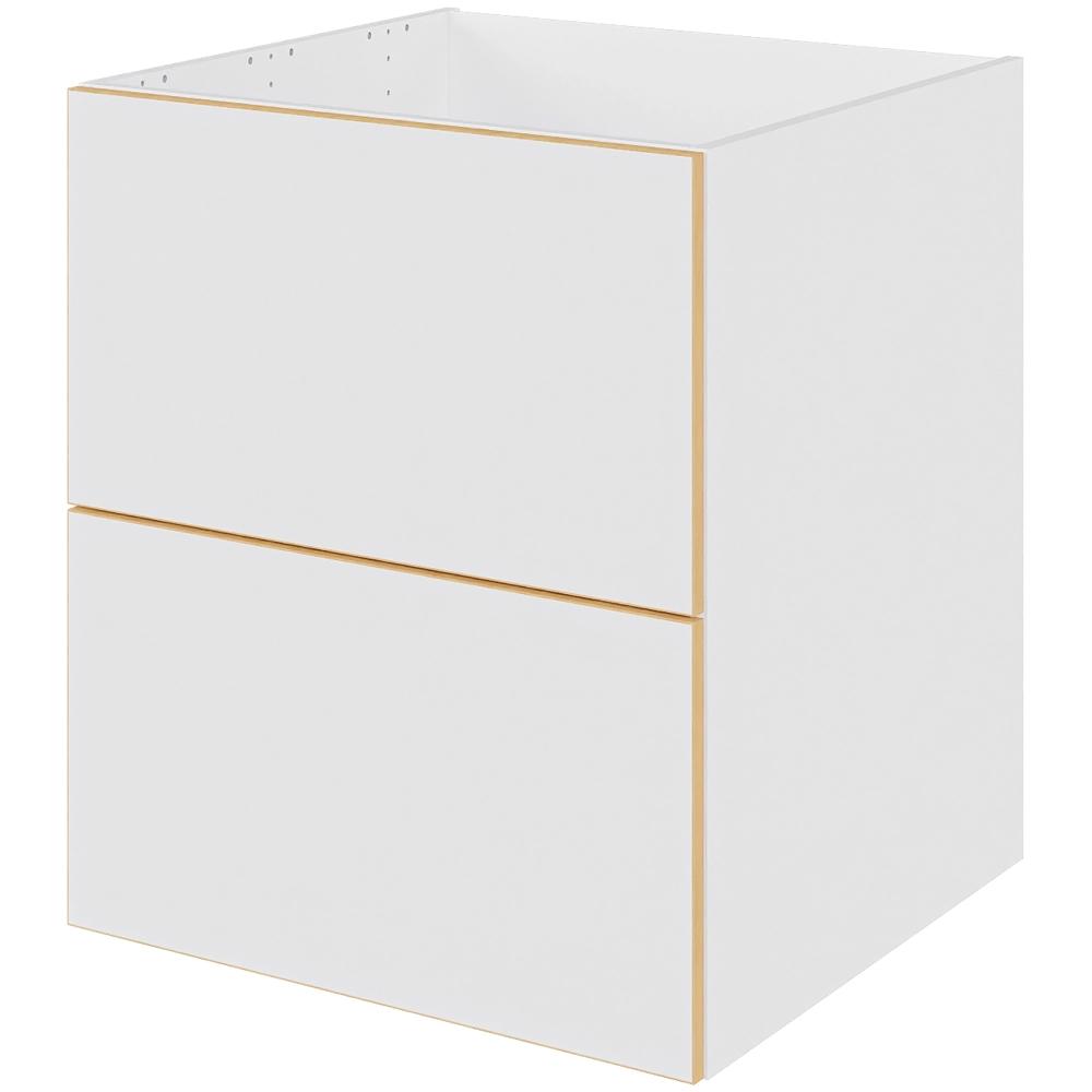 Multi-living Køkken Vaskeskab White Oak Line : 70 Cm : 60 Cm Inkluderet Affaldsstativ Skuffe Look Bredde: 60 Cm