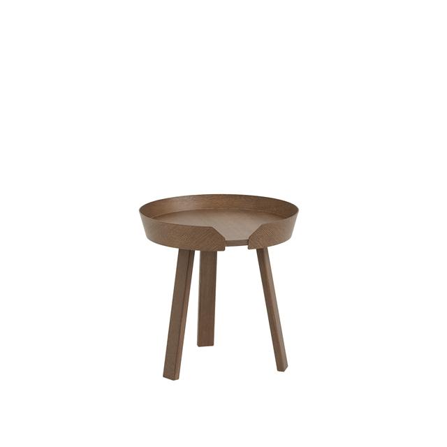 Muuto Around Sofabord Mørk Brun Lille
