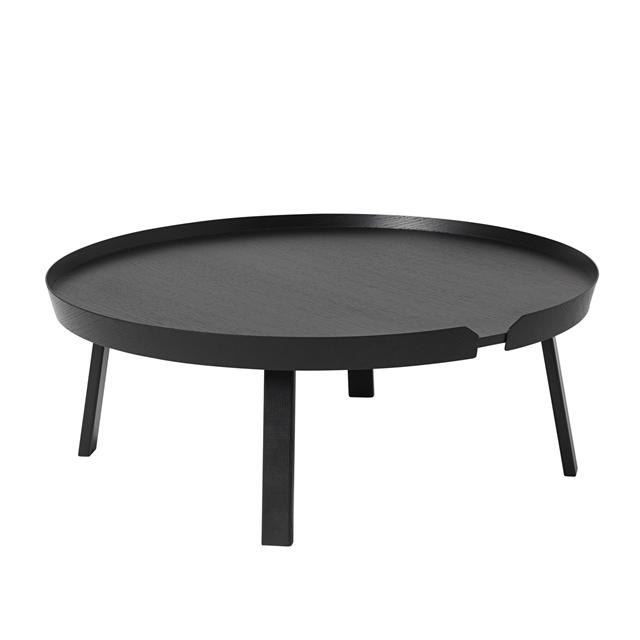 Muuto Around Sofabord Sort Ekstra Stor