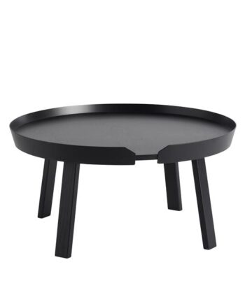 Muuto Around Sofabord Sort Stor