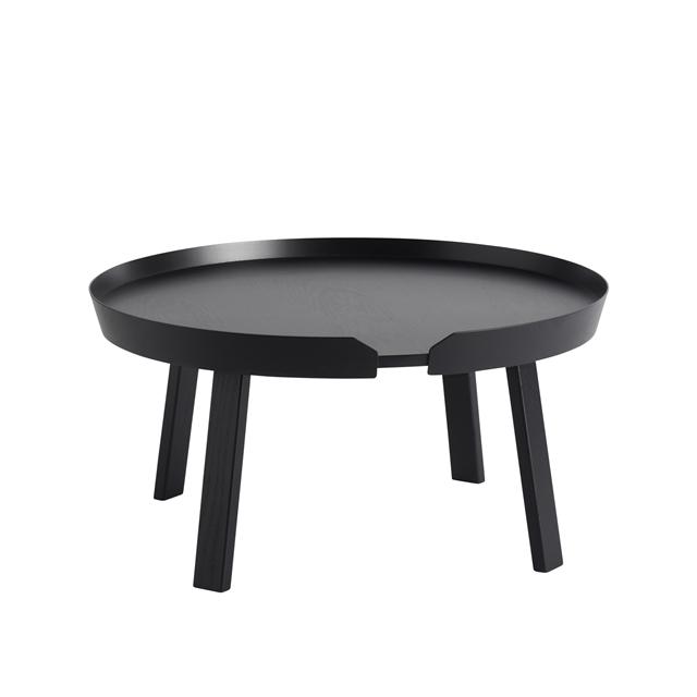 Muuto Around Sofabord Sort Stor