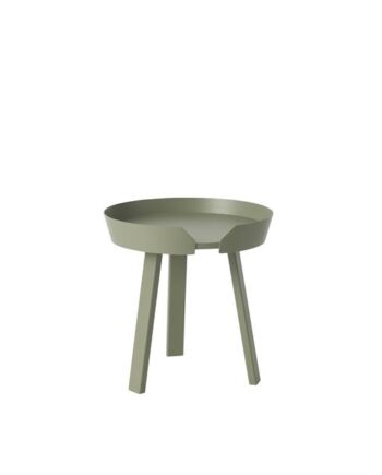 Muuto Around Sofabord Støvet Grøn Lille