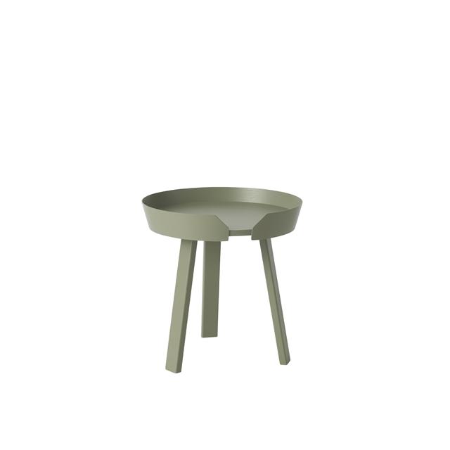 Muuto Around Sofabord Støvet Grøn Lille