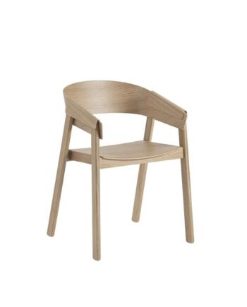 Muuto Cover Spisebordsstol Med Armlæn Eg