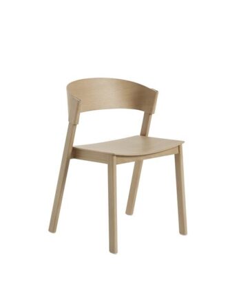 Muuto Cover Spisebordsstol Med Træ Base Eg