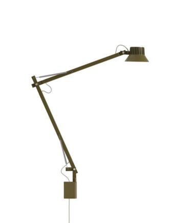 Muuto Dedicate L2 Væglampe Brungrøn