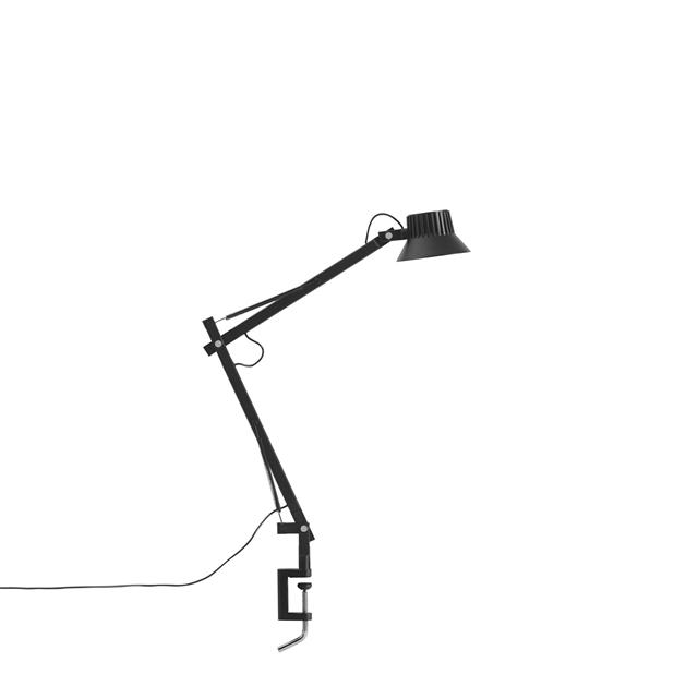 Muuto Dedicate S2 Bordlampe Med Klemme Sort