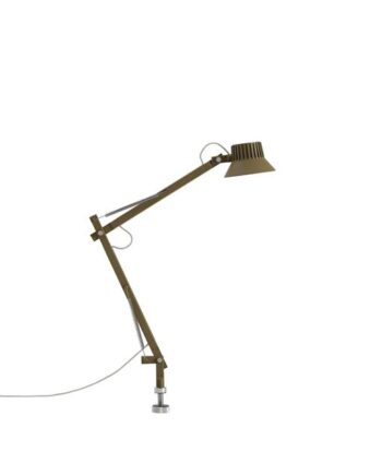 Muuto Dedicate S2 Bordlampe Med Pin Brungrøn