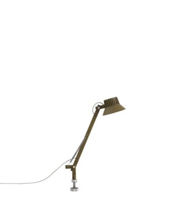 Muuto Dedicate S1 Bordlampe Med Pin Brungrøn