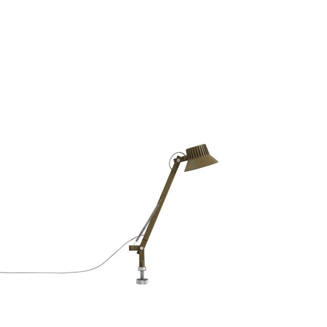 Muuto Dedicate S1 Bordlampe Med Pin Brungrøn