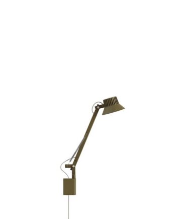 Muuto Dedicate S1 Væglampe Brungrøn