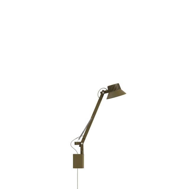Muuto Dedicate S1 Væglampe Brungrøn