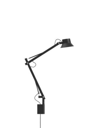 Muuto Dedicate S2 Væglampe Sort
