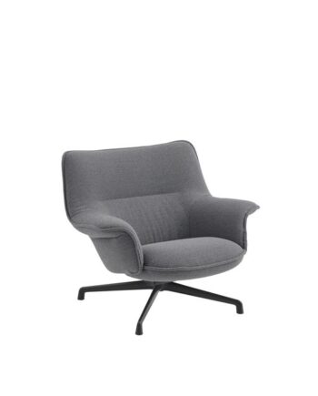 Muuto Doze Lænestol Lav Ryg Ocean 80 Anthracite Black