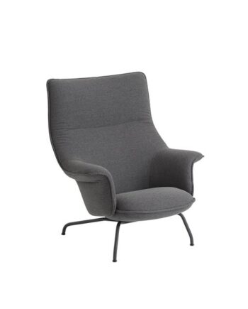 Muuto Doze Lænestol Polstret Ocean 80 Anthracite Sort