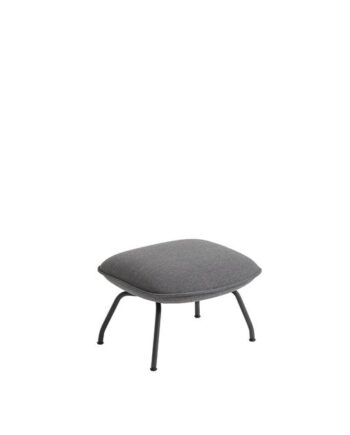Muuto Doze Ottoman Posltret Ocean 80 Anthracite Sort