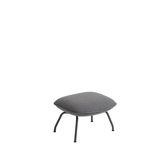 Muuto Doze Ottoman Posltret Ocean 80 Anthracite Sort