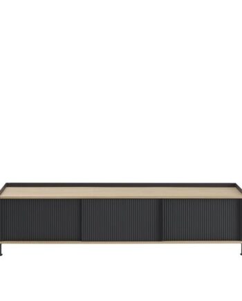 Muuto Enfold Sidebord 186x45 Eg Anthracite Sort