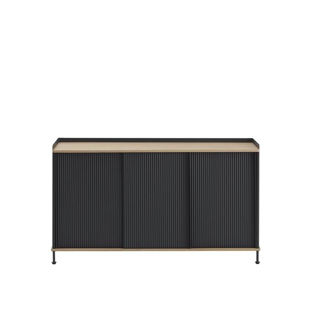Muuto Enfold Sidebord 148x45 Eg Anthracite Sort