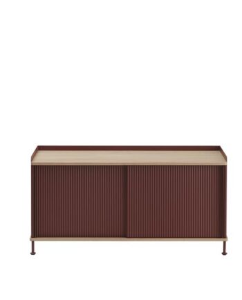 Muuto Enfold Sidebord 124x45 Eg Deep Red