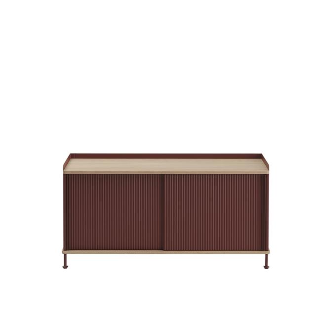 Muuto Enfold Sidebord 124x45 Eg Deep Red