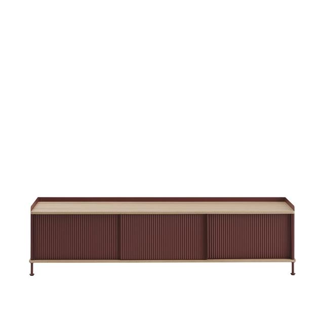 Muuto Enfold Sidebord 186x45 Eg Deep Red