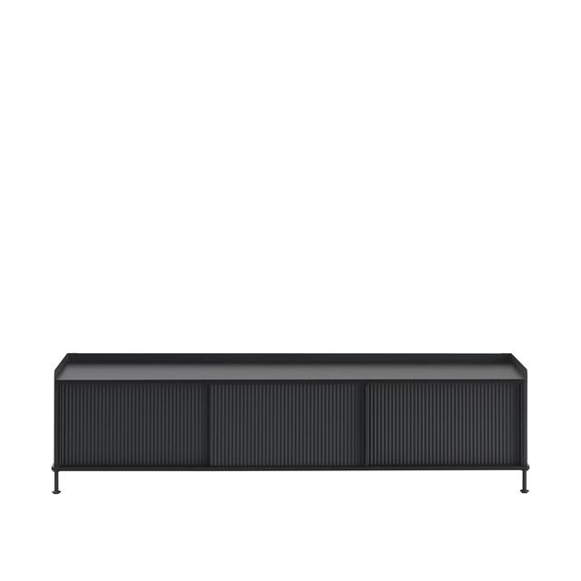 Muuto Enfold Sidebord 186x45 Sort Anthracite Sort