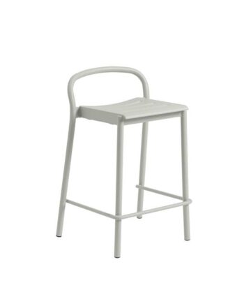 Muuto Linear Steel Barstol 65 Cm Grå