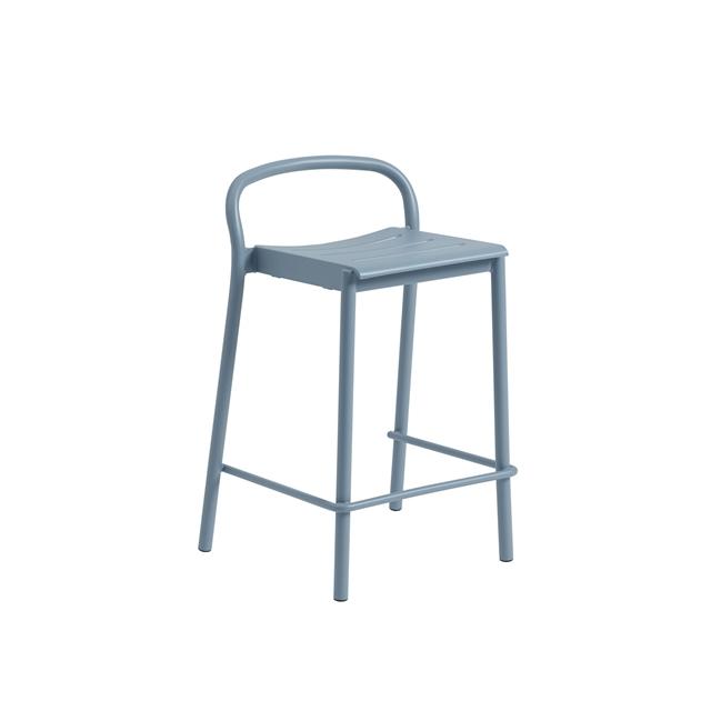 Muuto Linear Steel Barstol 65 Cm Pale Blue