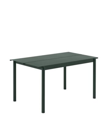 Muuto Linear Steel Bord Mørk Grøn 140   75 Cm